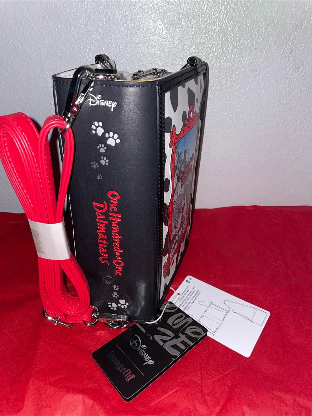 Loungefly Disney 101 Dalmatians Storybook Series Crossbody Backpack & Wallet Set